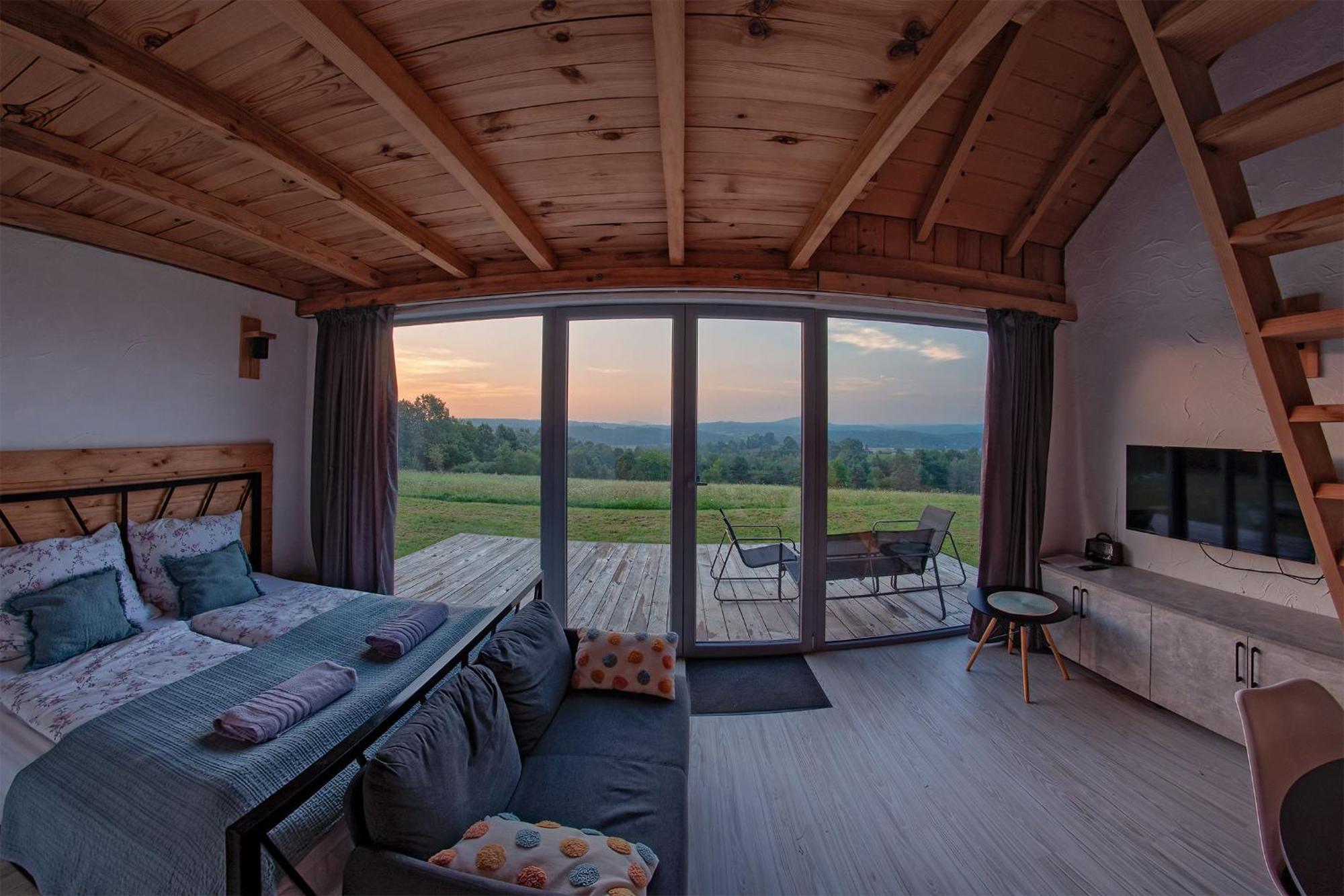 Widokowe Stodoly Bieszczady Vila Lesko Exterior foto