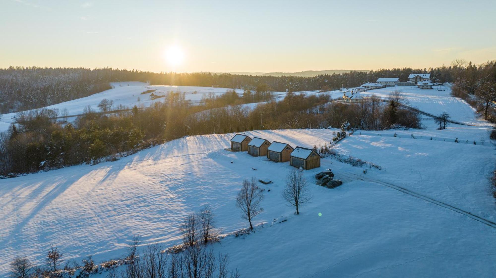 Widokowe Stodoly Bieszczady Vila Lesko Exterior foto