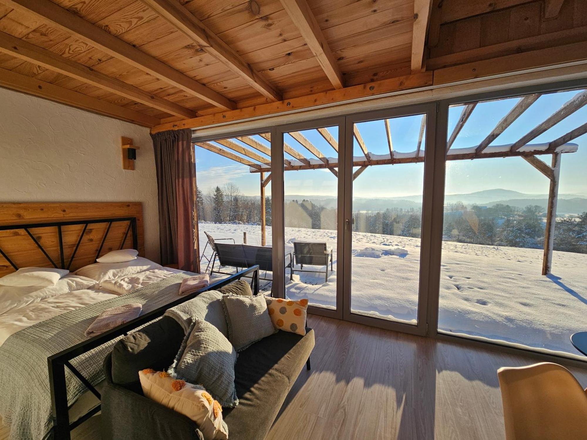 Widokowe Stodoly Bieszczady Vila Lesko Exterior foto